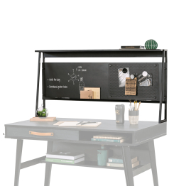 Надстройка для компьютерного стола Line Dark Metal