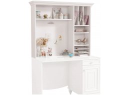 Надстройка к письменному столу Romantica белая