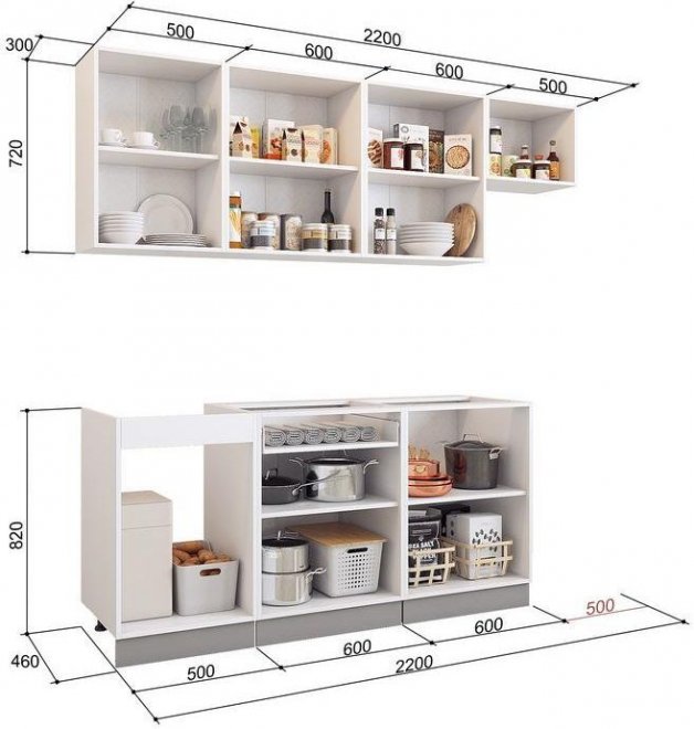Кухня Яна 2.2  белая орхидея / белая / лайм