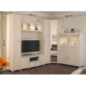 Модульная гостиная Ирис комплектация 4