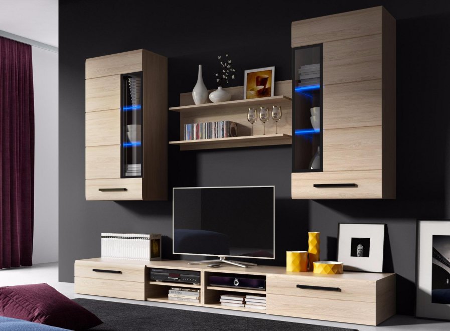 Гостиная Кельн комплектация 1 дуб сонома