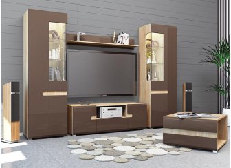 Модульная гостиная Леонардо комплектация 1