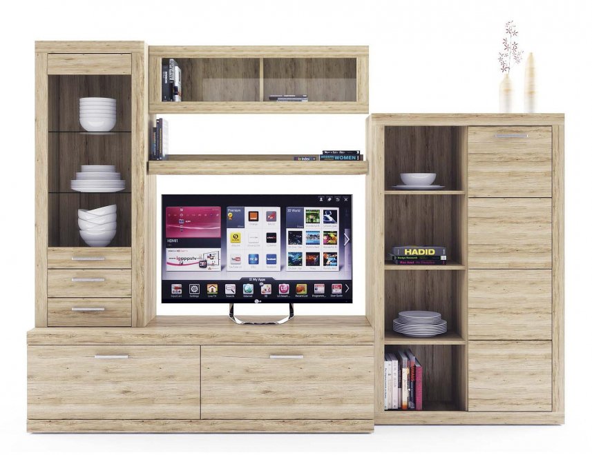 Гостиная Oskar комплектация 18 дуб санремо