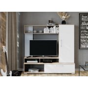 дуб сонома / белый ясень