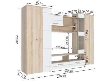 Готовая гостиная Рамон-5
