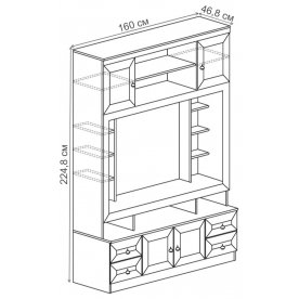 Готовая гостиная Инна 603