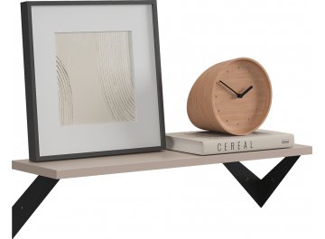 Готовая гостиная Рич К4 2850х420х1900 мм кашемир / фрапучино матовый / черный