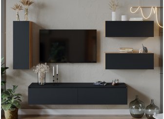 Модульная гостиная Глосс ГН 319.07 комплектация 7