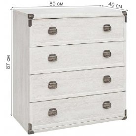 Модульная гостиная Индиана комплектация 1