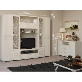 Модульная гостиная Ирис комплектация 8