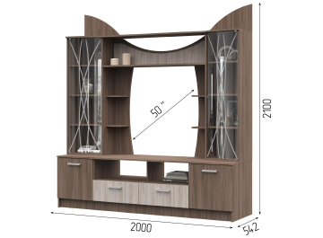 Модульная гостиная Орса комплектация 2