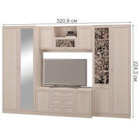 Модульная гостиная Верона комплектация 3