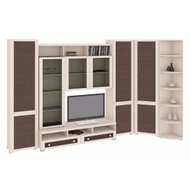 Стенка для гостиной Фиджи (комплектация 37) дуб белфорт / каналы дуба