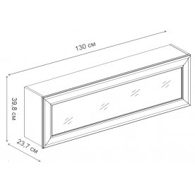 Полка навесная Tiffany 1V