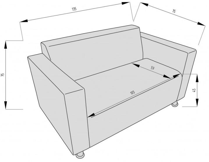 Диван Аллен пегас черный