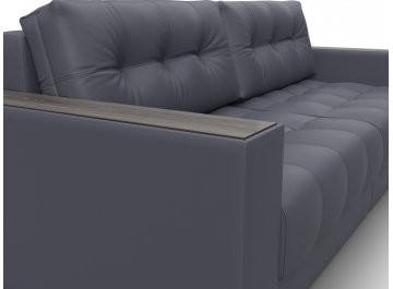 Диван-кровать Амиран экокожа grifon 15 серая