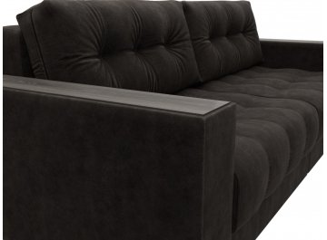 Диван-кровать Амиран велюр brut 17 коричневый