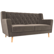 велюр коричневый