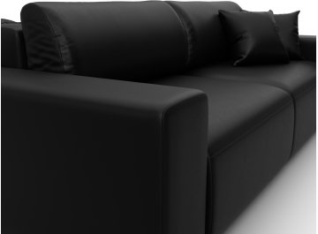 Диван-кровать Форум-036 НПБ Классик экокожа grifon 18 черная