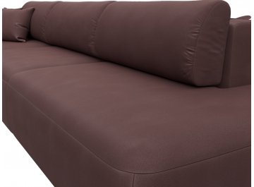 Диван-кровать Форум-036 НПБ Модерн Лонг подлокотник слева замша joly 09 бордовая