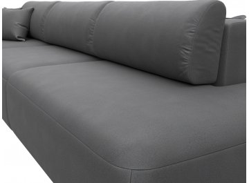 Диван-кровать Форум-036 НПБ Модерн Лонг подлокотник слева замша joly 13 серая