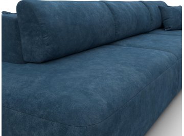 Диван-кровать Форум-036 НПБ Модерн Лонг подлокотник справа велюр brut 11 синий