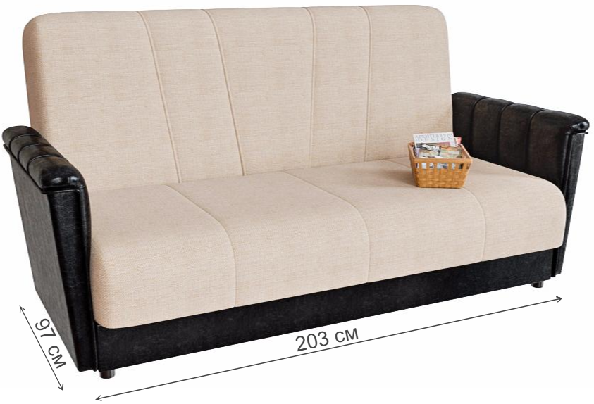 Диван-книжка Оушн 2 венге симпл