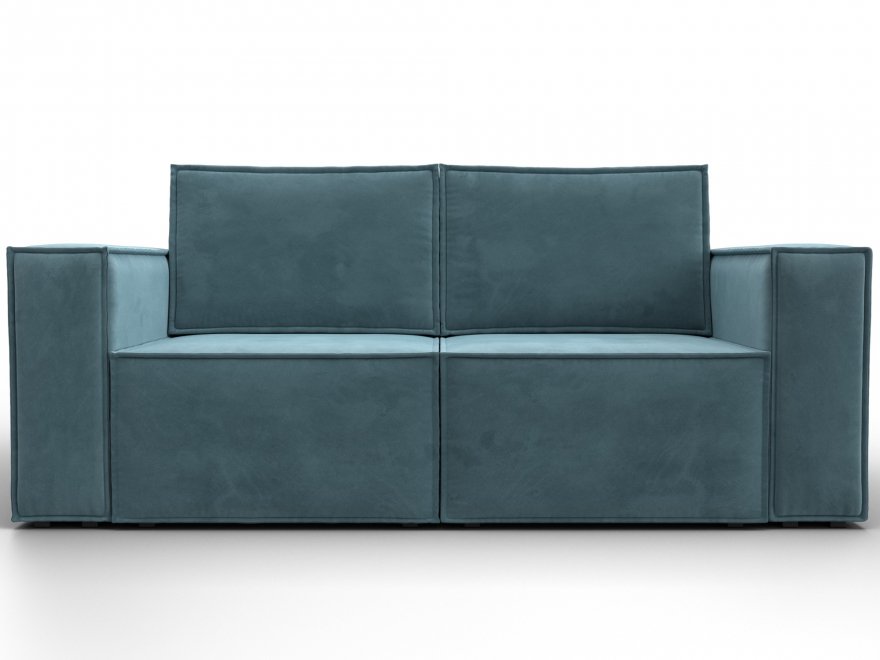 Диван Куба мини велюр бирюзовый
