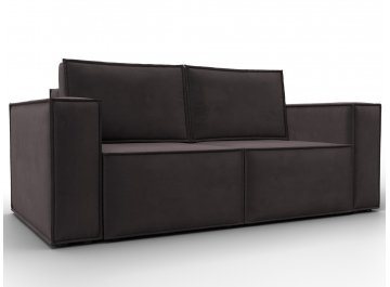 Диван Куба коричневый велюр