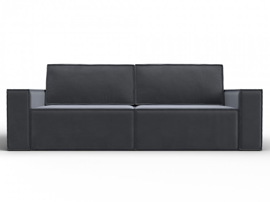 Диван Куба серый велюр