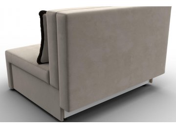 Диван-кровать Урбан-Софт микровельвет бежевый / коричневый