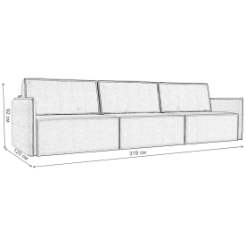 Диван Либерти лонг