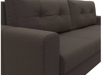 Диван-кровать Лига-031 амур 05 коричневая рогожка