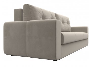 Диван-кровать Лига-031 бежевый микровельвет