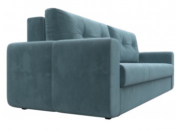 Диван-кровать Лига-031 бирюзовый велюр