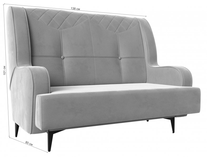 Диван Прайм-Нова бирюзовый велюр