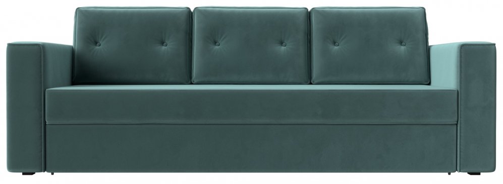 Диван Есения велюр бирюзовый