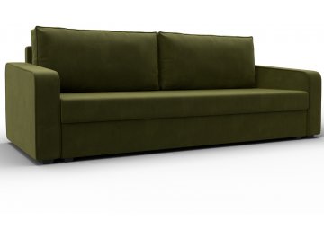 Диван Лига-009 микровельвет зеленый