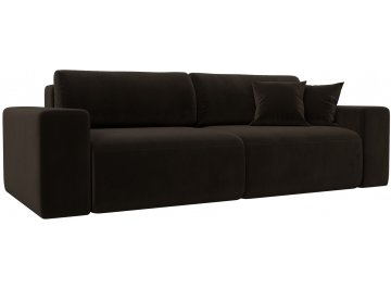 Диван Лига-036 НПБ Классик микровельвет коричневый