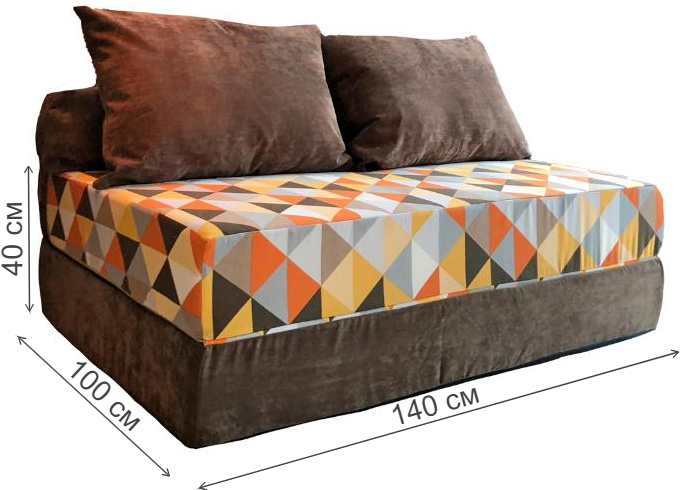 Диван PuzzleBag XL Янтарь