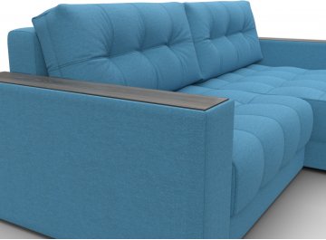 Диван-кровать Амиран рогожка амур 10 голубая