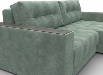 Диван-кровать Амиран велюр brut 08 зеленый