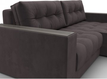Диван-кровать Амиран велюр seven 727 коричневый