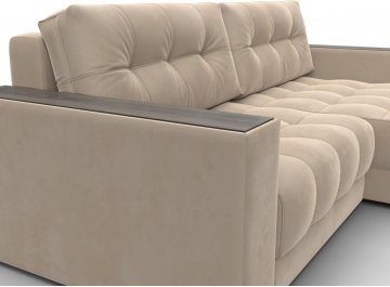 Диван-кровать Амиран велюр seven 729 бежевый