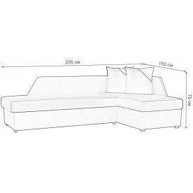 Диван Андора левый