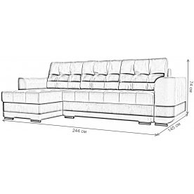 Диван угловой Эльба-Прайм