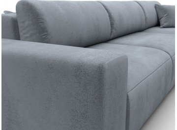 Диван-кровать Форум-036 НПБ Классик Лонг правый велюр tower 10 серый