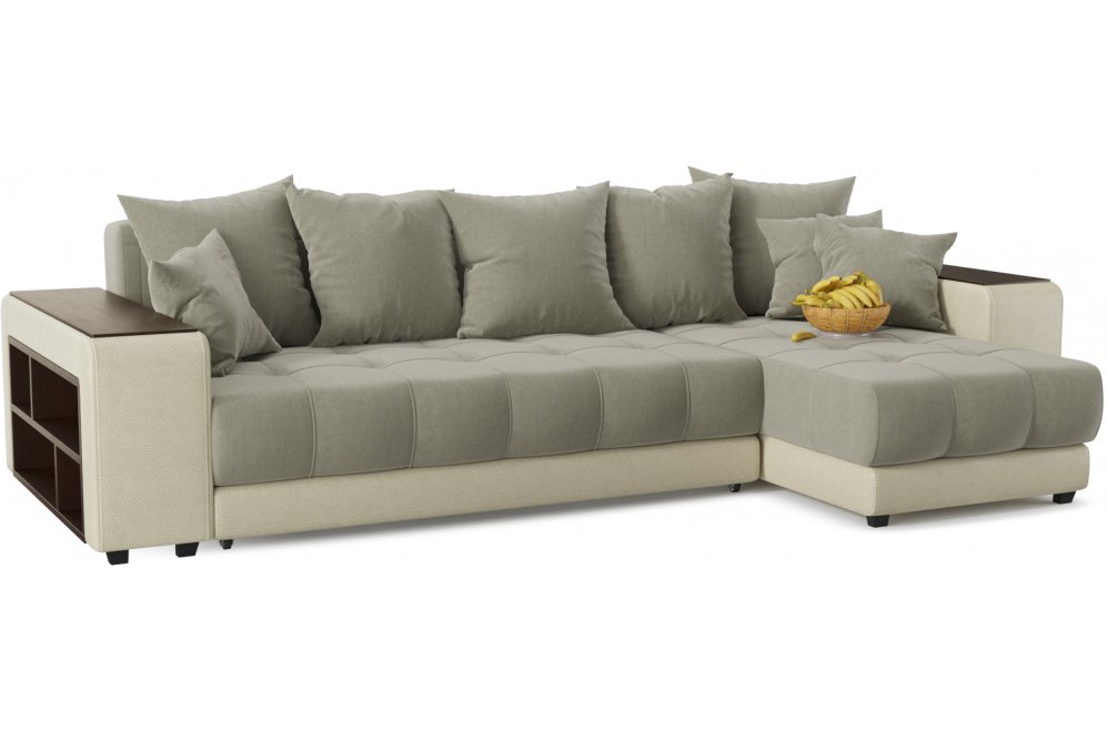 Диван угловой Кендрик правый brown 1