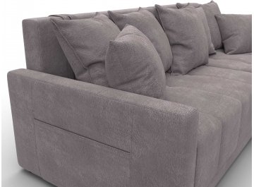 Диван-кровать Комо универсальный велюр laim 04 бежевый