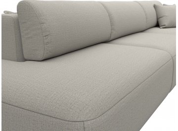 Диван-кровать Лига-036 НПБ Модерн Лонг правый амур 02 бежевая рогожка